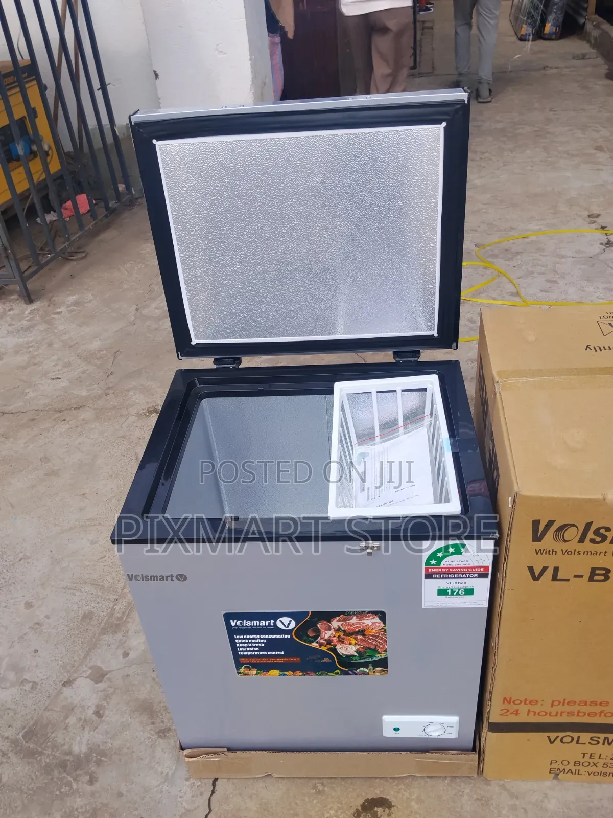Volsmart 60l Deep Freezer Perfect for Meat and Drinks Storage