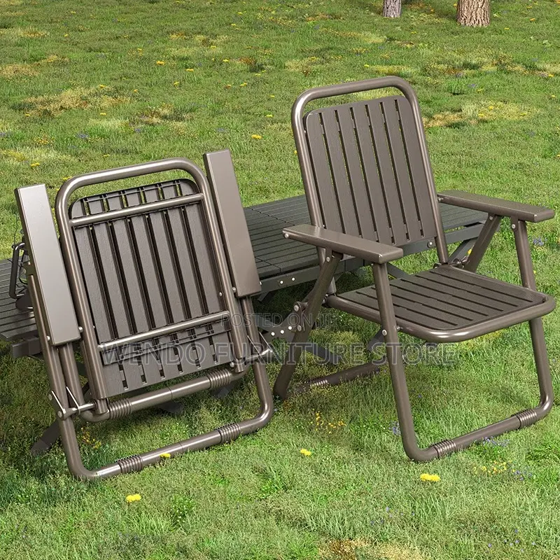Home Chairs; Outdoor Courtyard Foldable Garden Chairs
