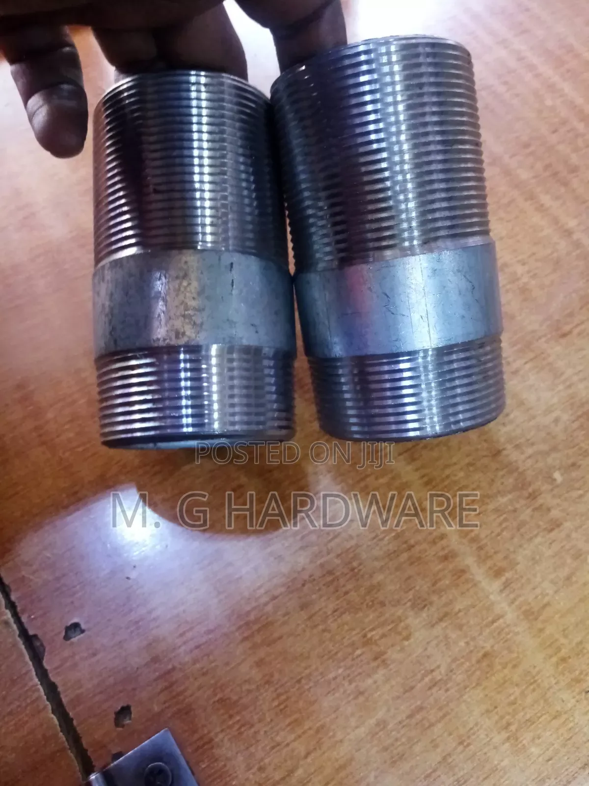Long Thread Nipple Galvanized 2"