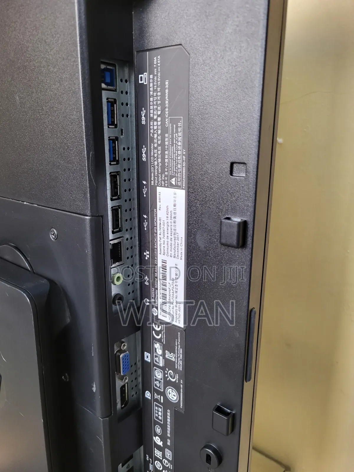 Hp S231d Monitor