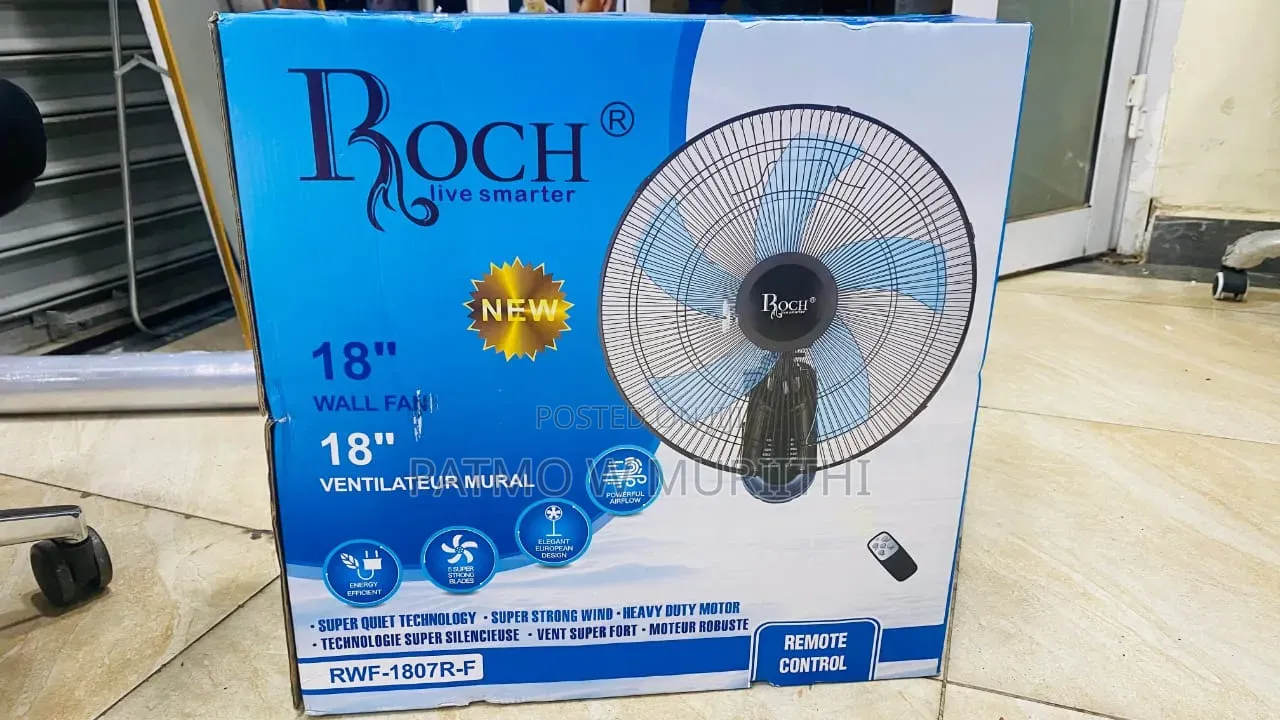 Roch 18’ Wall Fan RWF-1807r-F