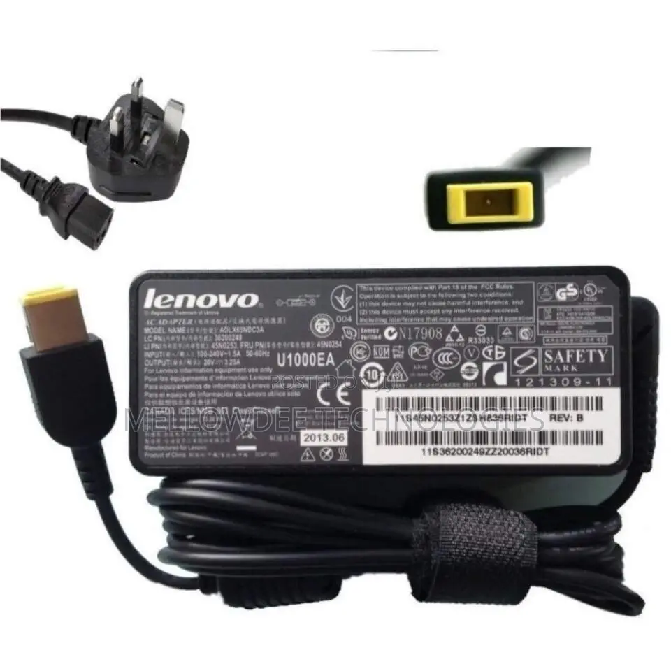 Lenovo 20v 3.25a 65w Usb Tip Original Ac Adapter