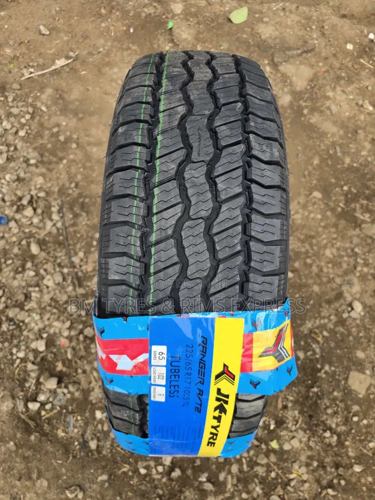 225 /65 R17 Jk Tires (All Terrein) at 2.