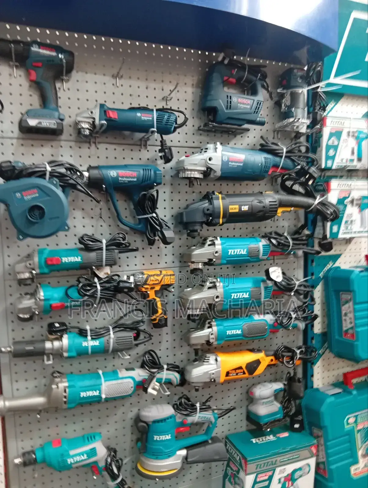 Variety of Tools All Available Grinders
