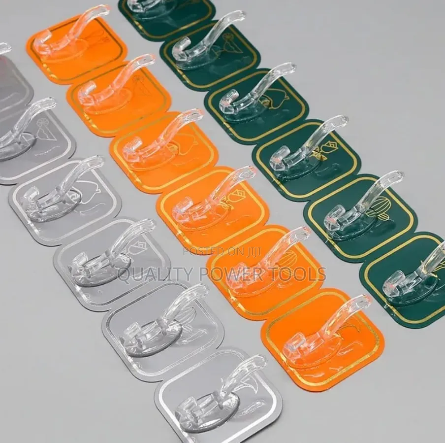 6in1 Punchfree Self Adhesive Hooks