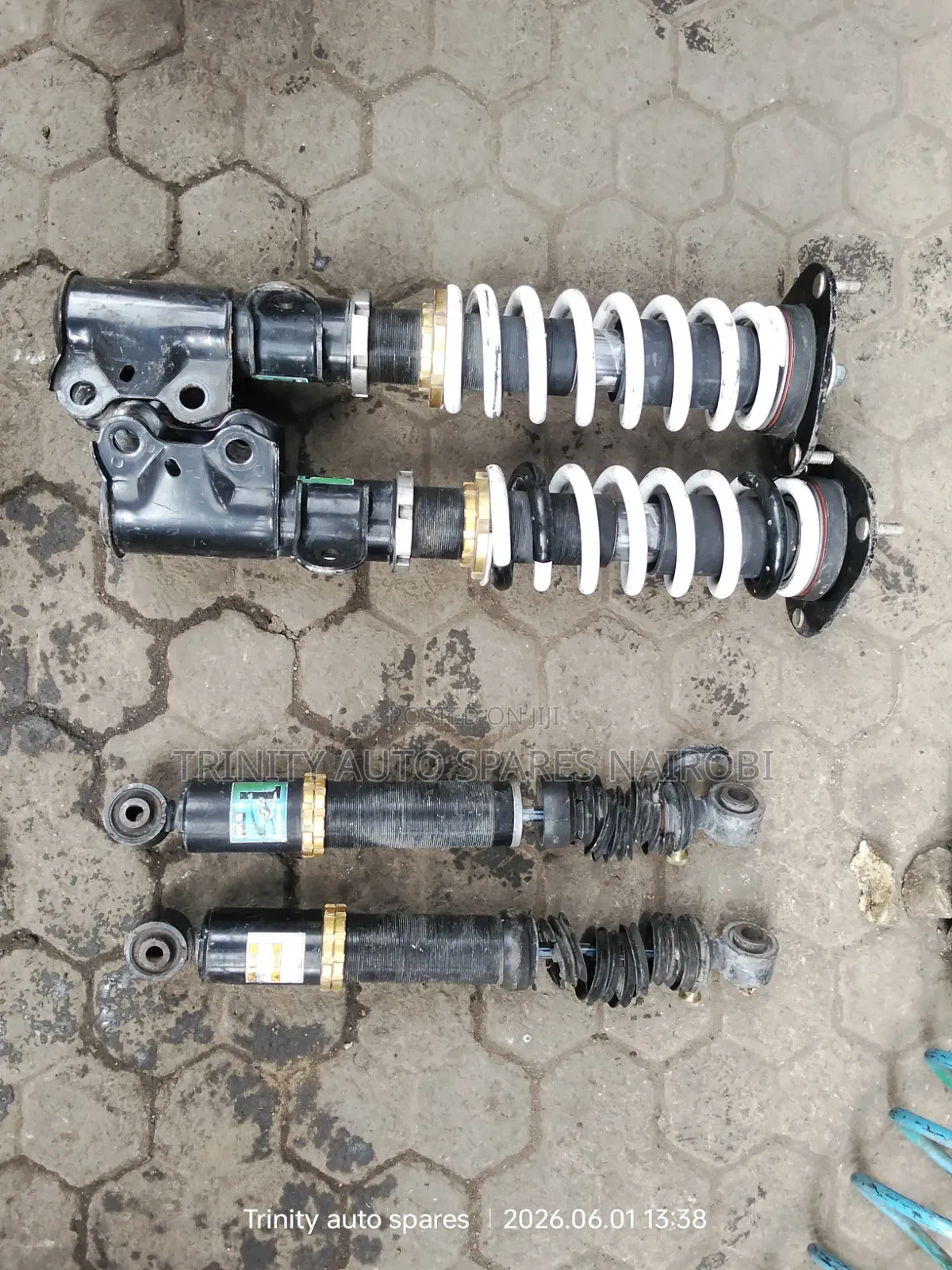 Original Ex Japan Toyota Harrier New Model Front and Rear Coil Overs