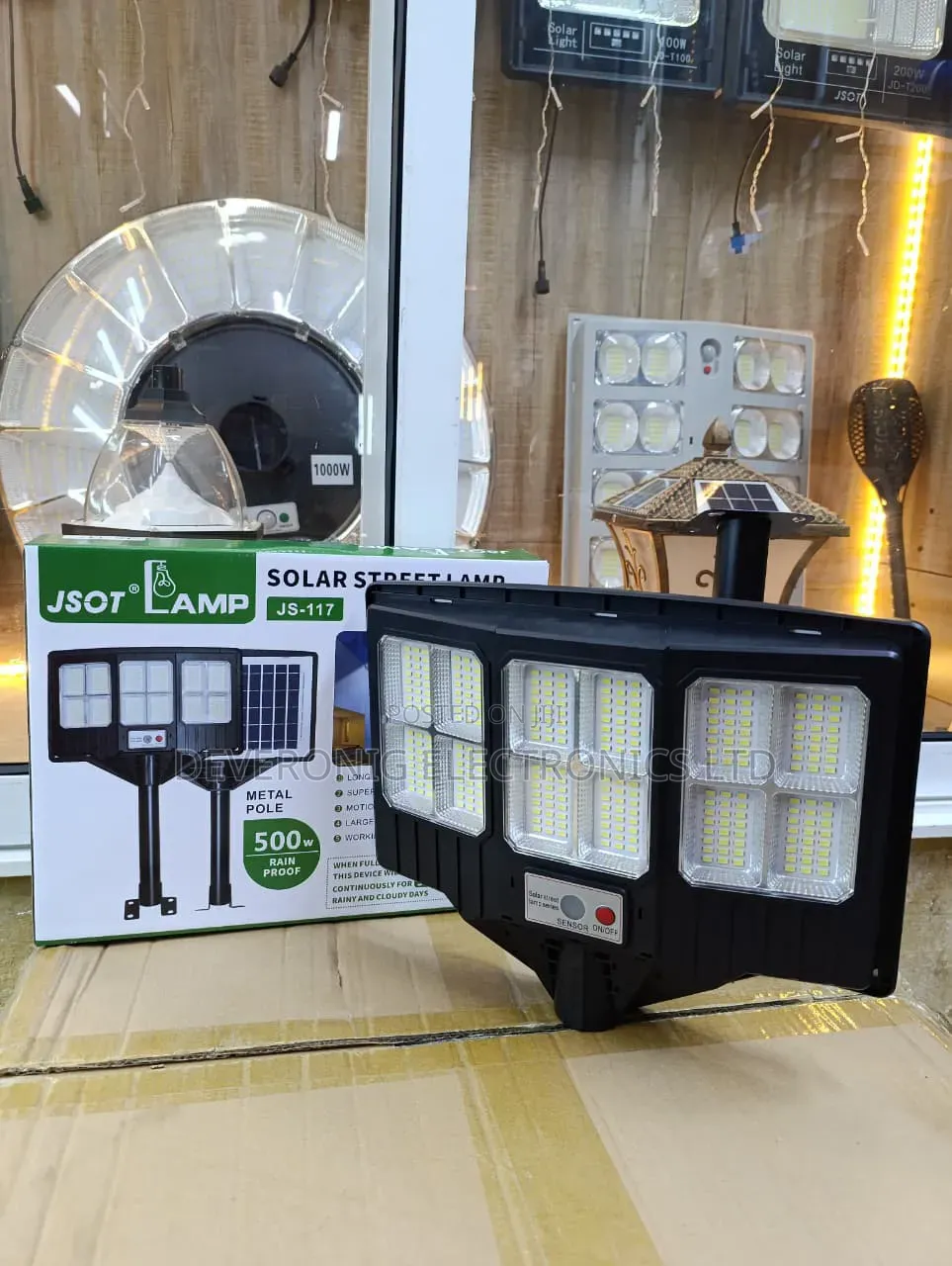 *Jsotlamp Js-117 500w Solar Street Lamp
