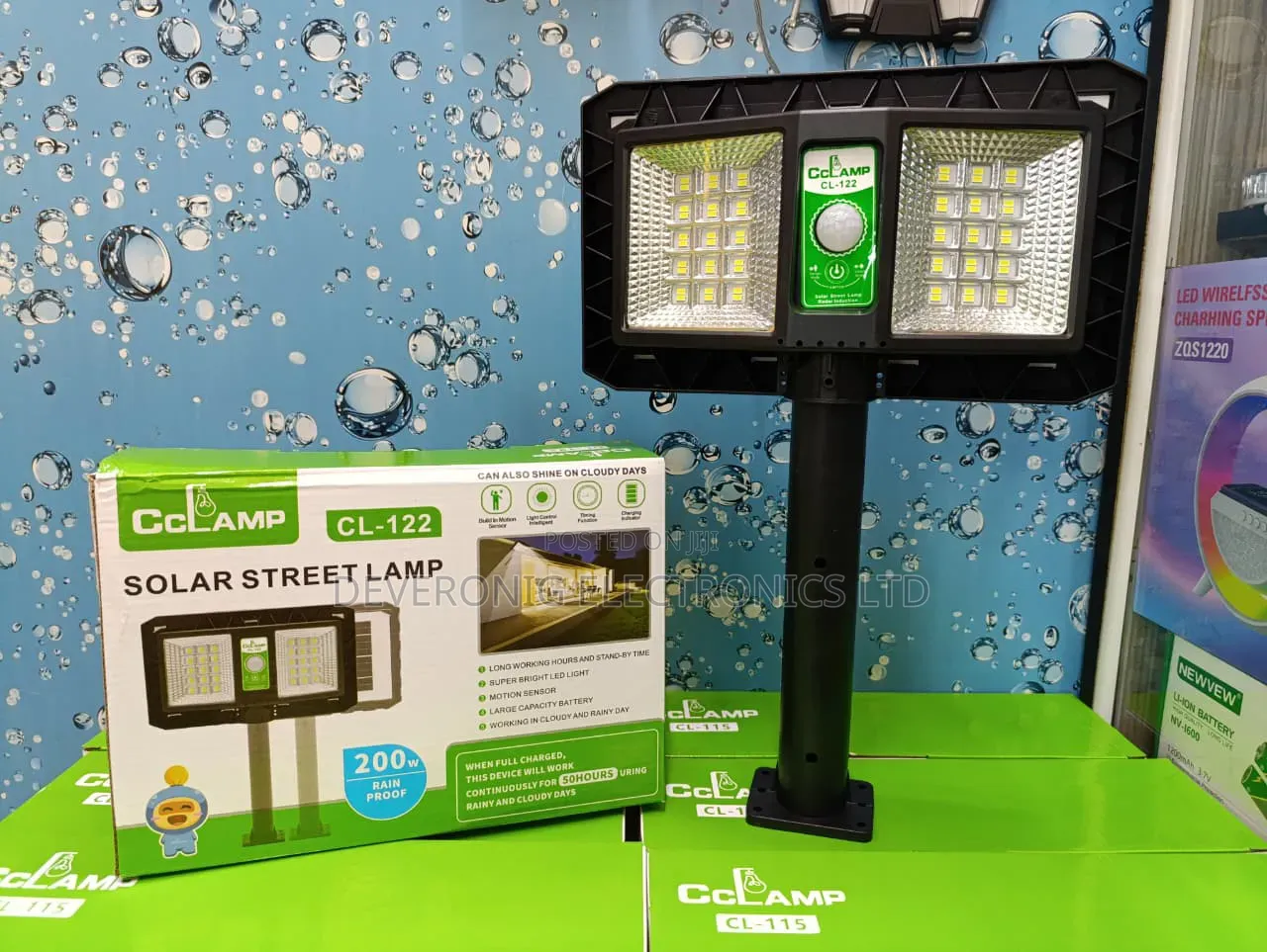 *Cclamp Cl-122 Solar Street Lamp*