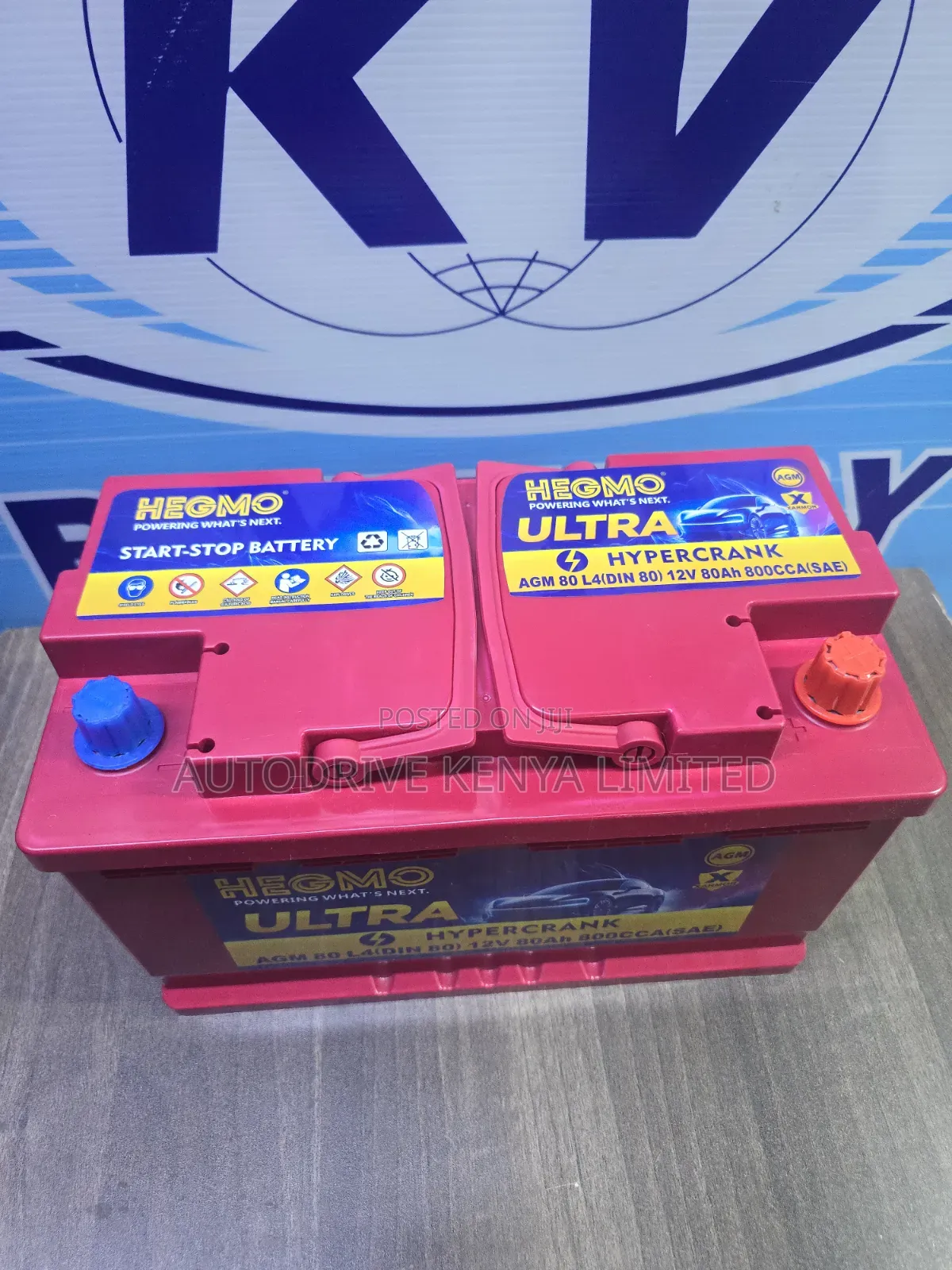 Din80 Hegmo Agm Start-Stop Battery