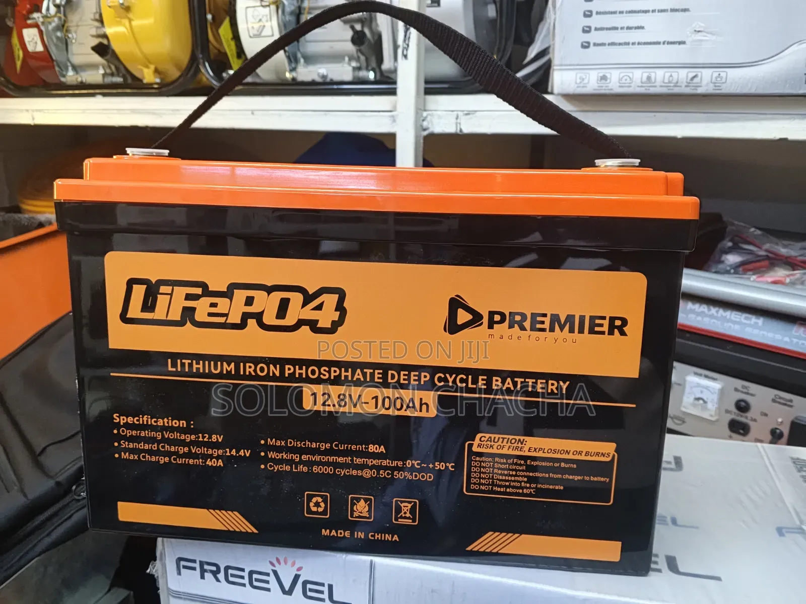 Premier 12.8v 100ah Lithium Iron Phosphate Deep Cycle Battery