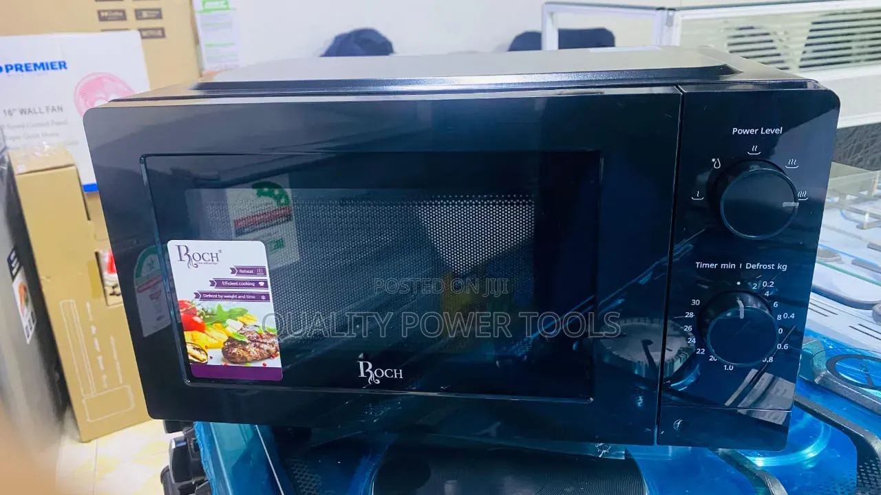 Roch 20l Manual Microwave Oven, 700w, Black -