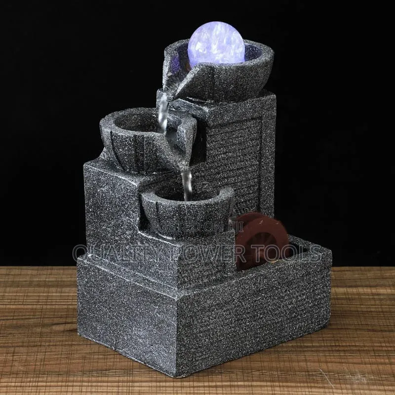 Indoor Waterfall Fountain Table Decor