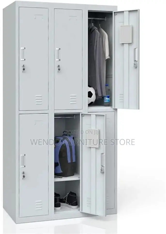 Office Cabinet; Steel Grey White Style Cabinet With 4 Drawers