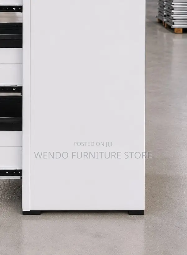 Office Cabinet; Steel Office 4 Drawered Grey Filing Cabinet