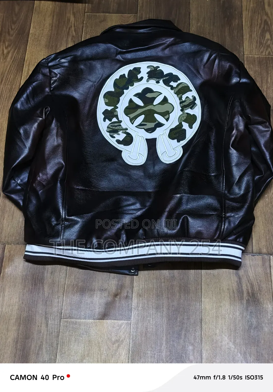 Quality Casual Puffed Chrome Hearts Jacket Designer Collage Made