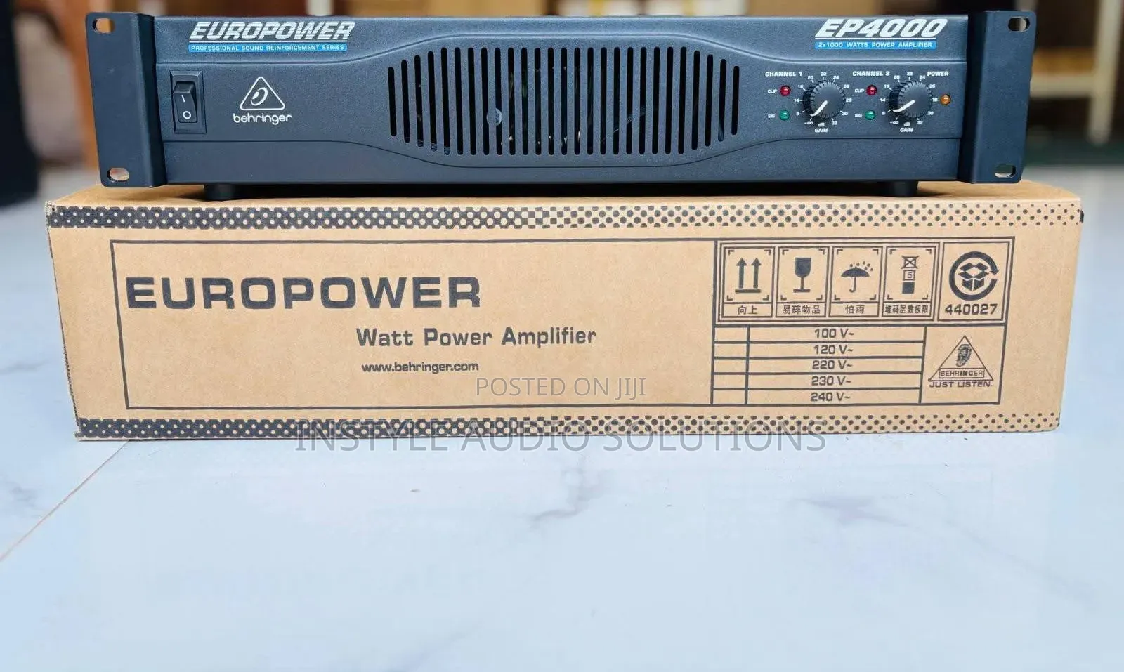 Ep4000 Beringer Europower 1000w X 2 Professional Amplifier