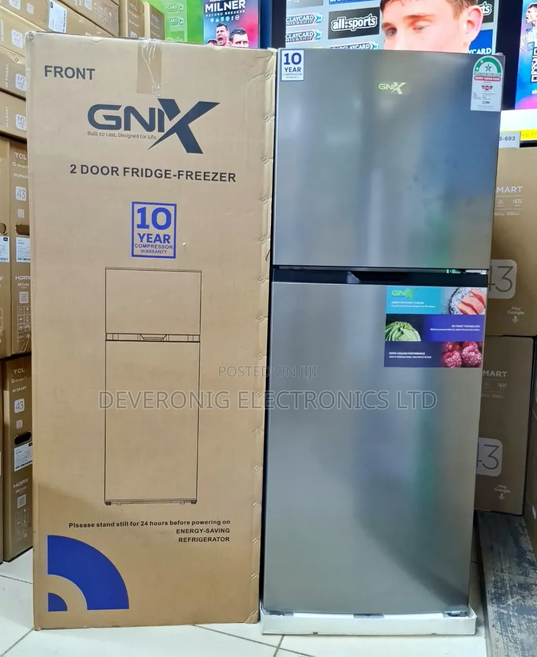 Gnix No Frost 197l Fr-227-Nf Double Door Refrigeraror