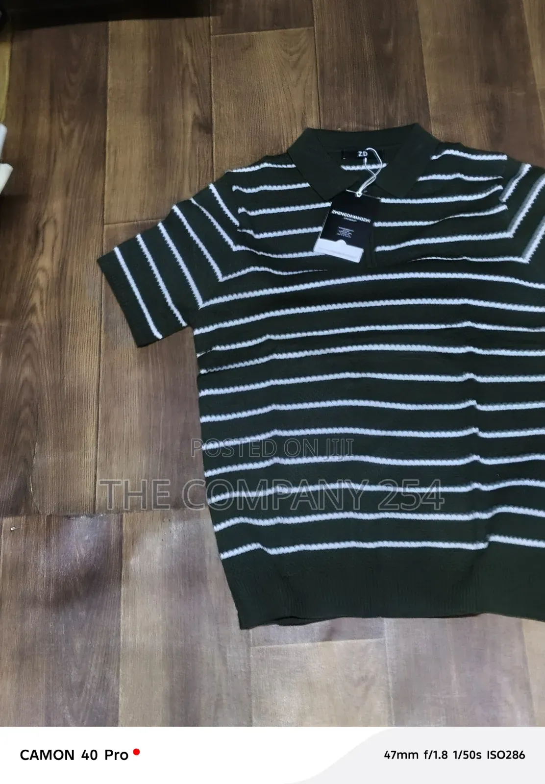 Quality Casual Stripped Collar Knitted Men Shirts Available