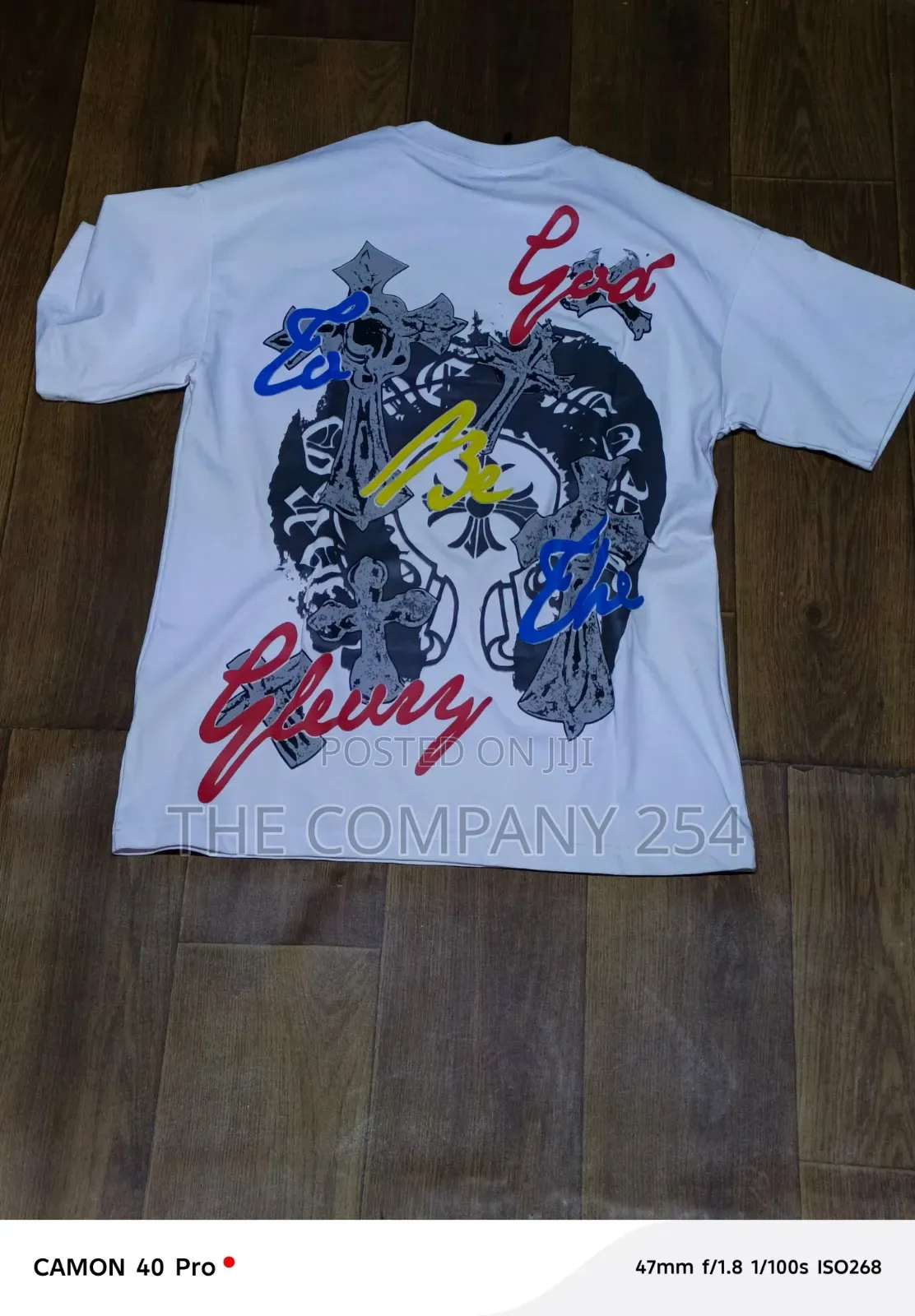 Quality Casual Designer Round Neck Chrome White T Shirts Available