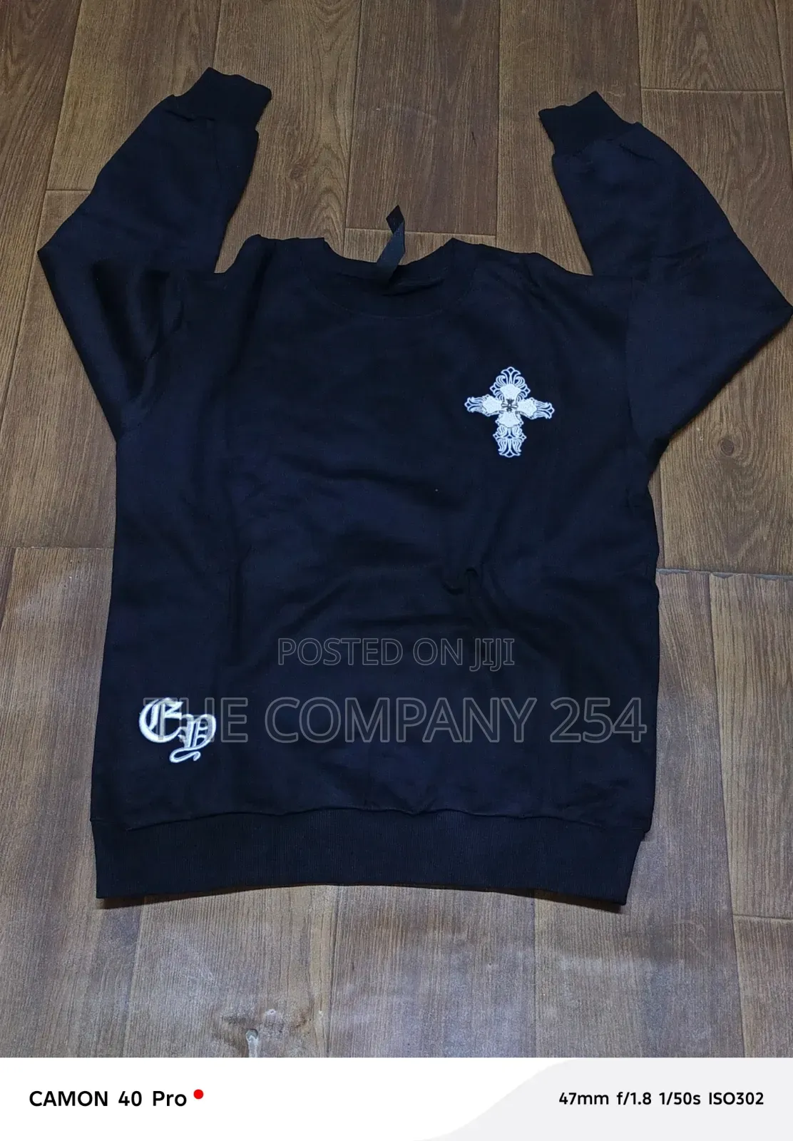 Quality Casual Round Neck Chrome Hearts Sweater Shirts Available