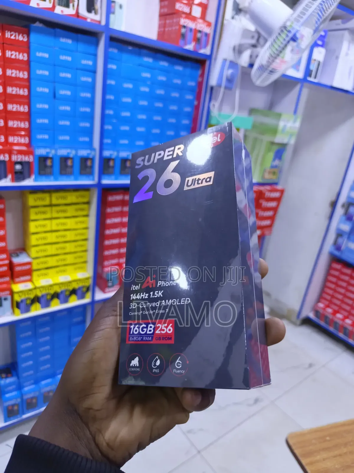 New Itel S26 Ultra 256 GB Black