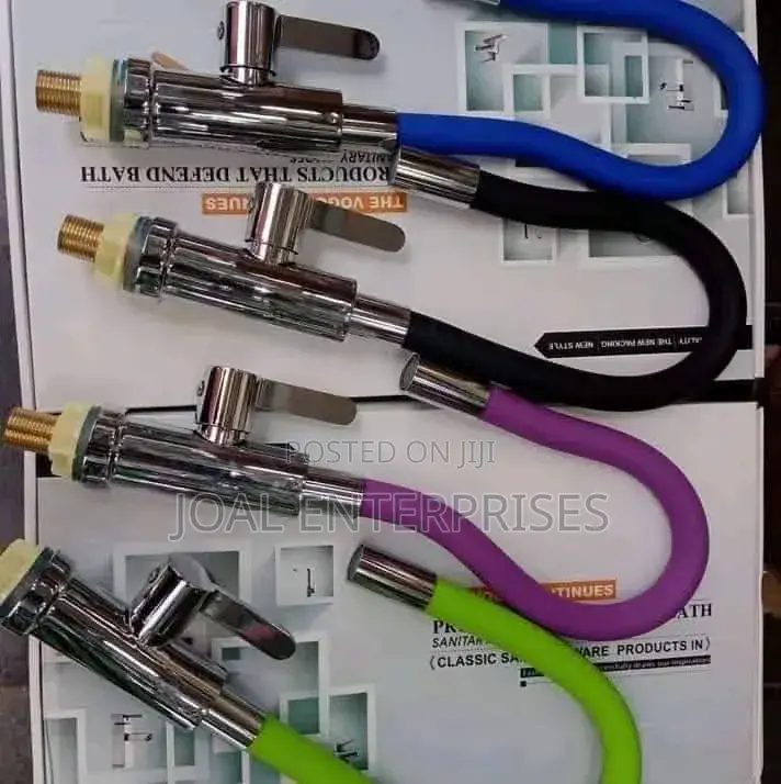 Coloured Kitchen Rubber Pillar Tap