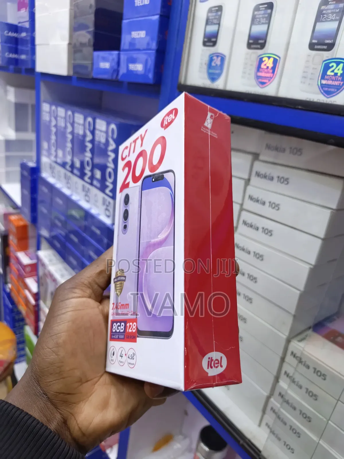New Itel City 200 128 GB Black
