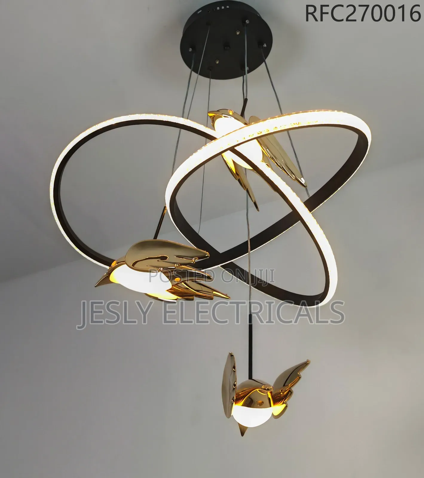 Modern Magpie Bird Led Chandelier