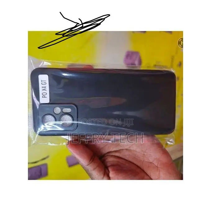Xiaomi Poco X4 Gt Soft Silicone Case - Black, Shock-Absorbing, Slim D