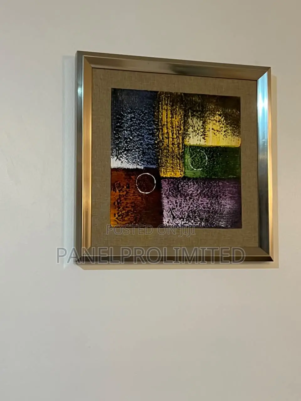Modern Framed Wall Art – Abstract Decorative Painting