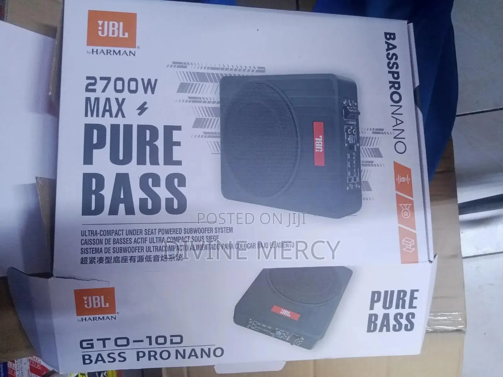 Jbl Under Seat Powered Subwoofer System Pure Bass