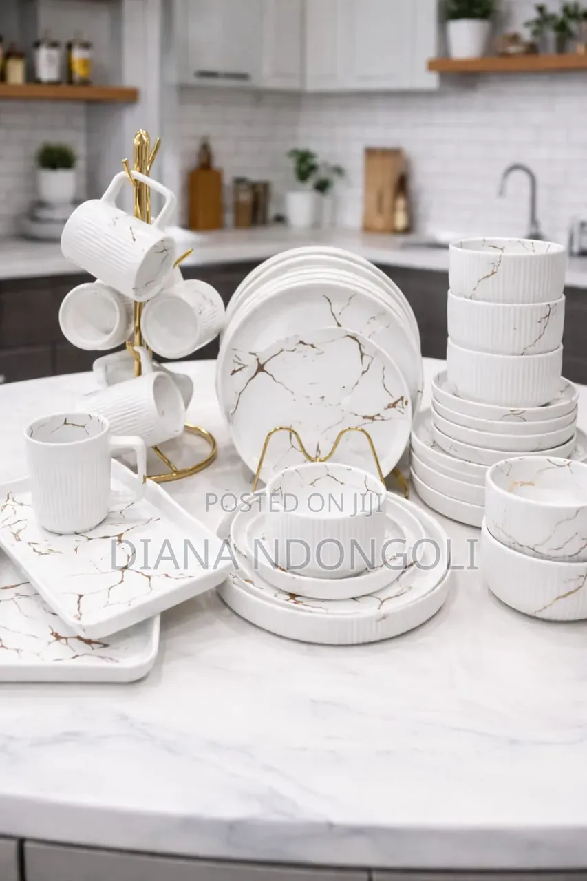 Elegant European Porcelain Dinner Set
