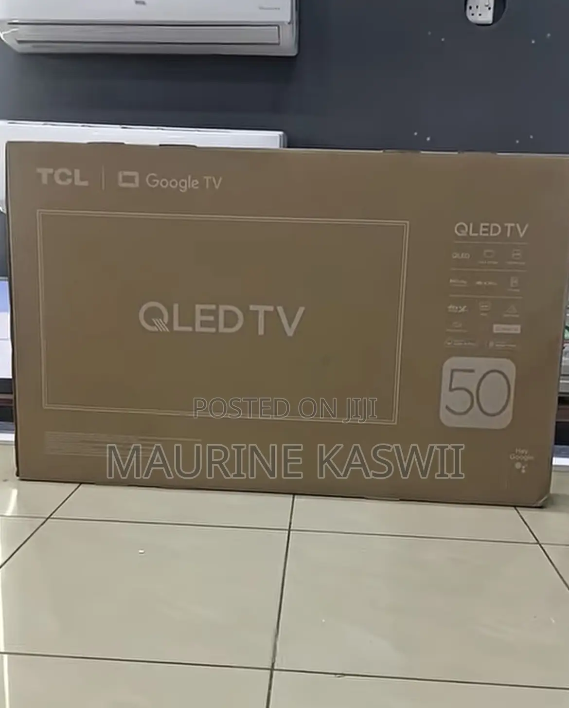TCL 50” Qled Quantum Dot Tv50 T6d Uhd Google Tv-50 T6 D