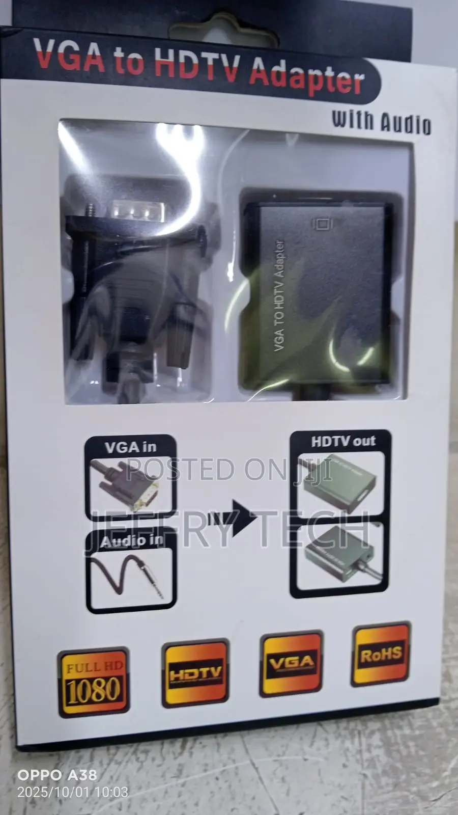 Live Tech Vga to Hdmi Adapter