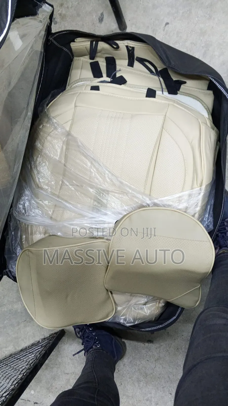 High Quality Baige Car Seats Covers