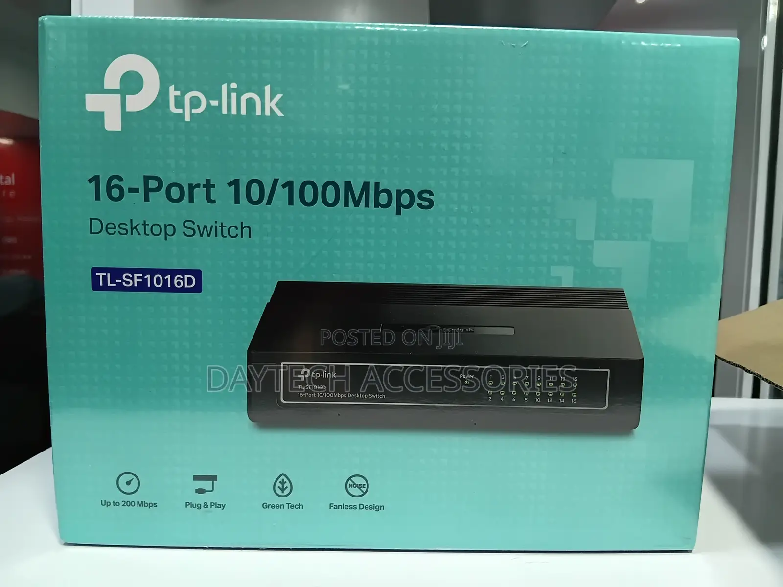 Tp-Link 16-Port 10/100mbps Desktop Switch - Black
