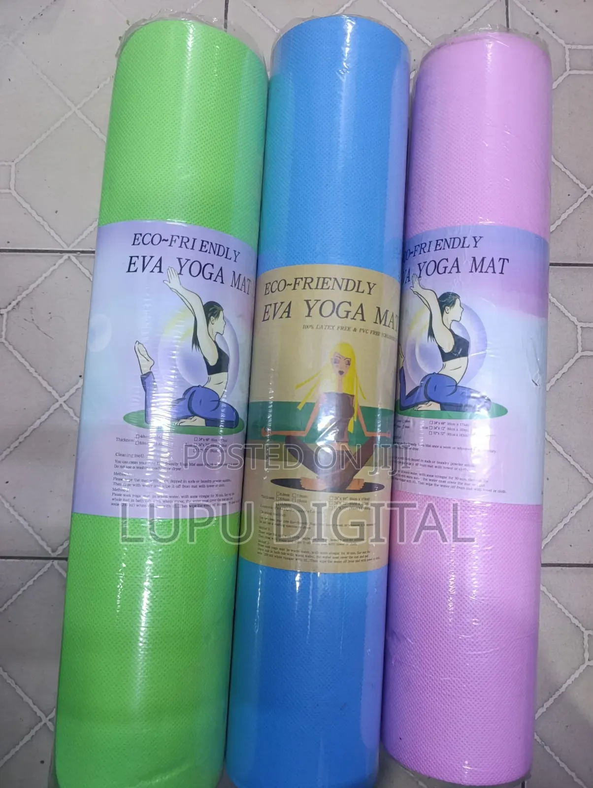 Yoga Mat.
Spongy for Exercise.
6mm
8mm