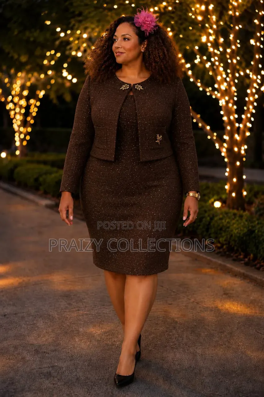 Original Cashmere Fabric -Dress+Coat