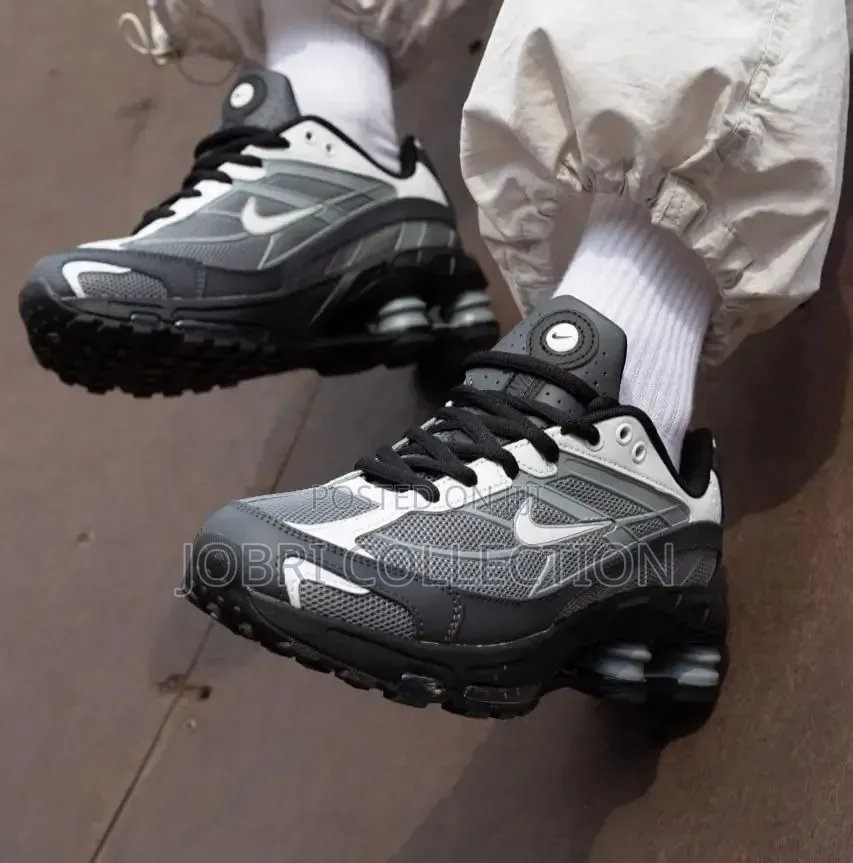 Nike Shox Ride 2” Light Graphite ” Quality Leather Sneakers