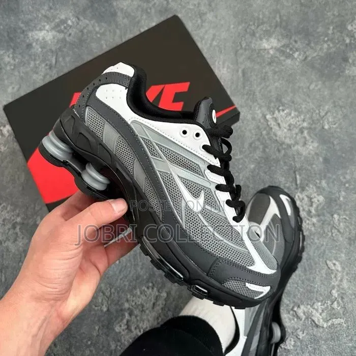 Nike Shox Ride 2” Light Graphite ” Quality Leather Sneakers
