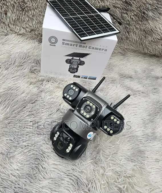 4g Triplelens Solar CCTV Camera 4g Solar CCTV Camera