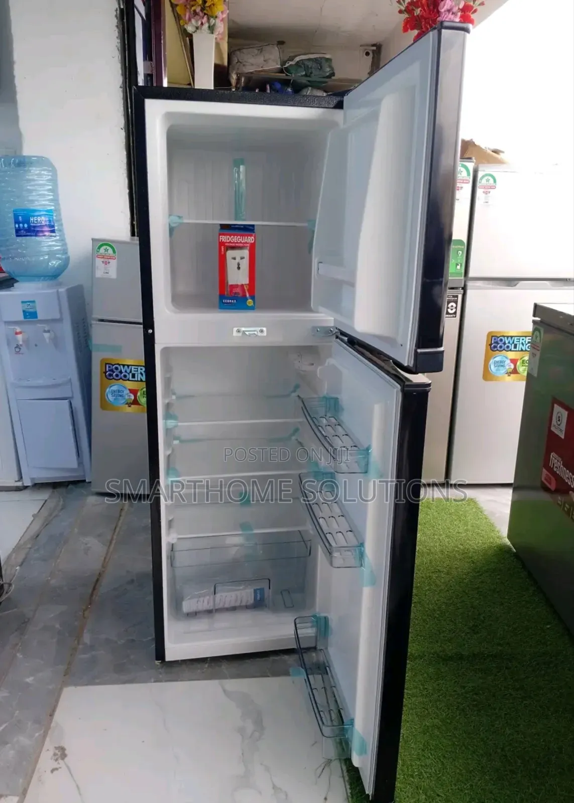 138litres Ecomax Double Door Dark Silver Refrigerator