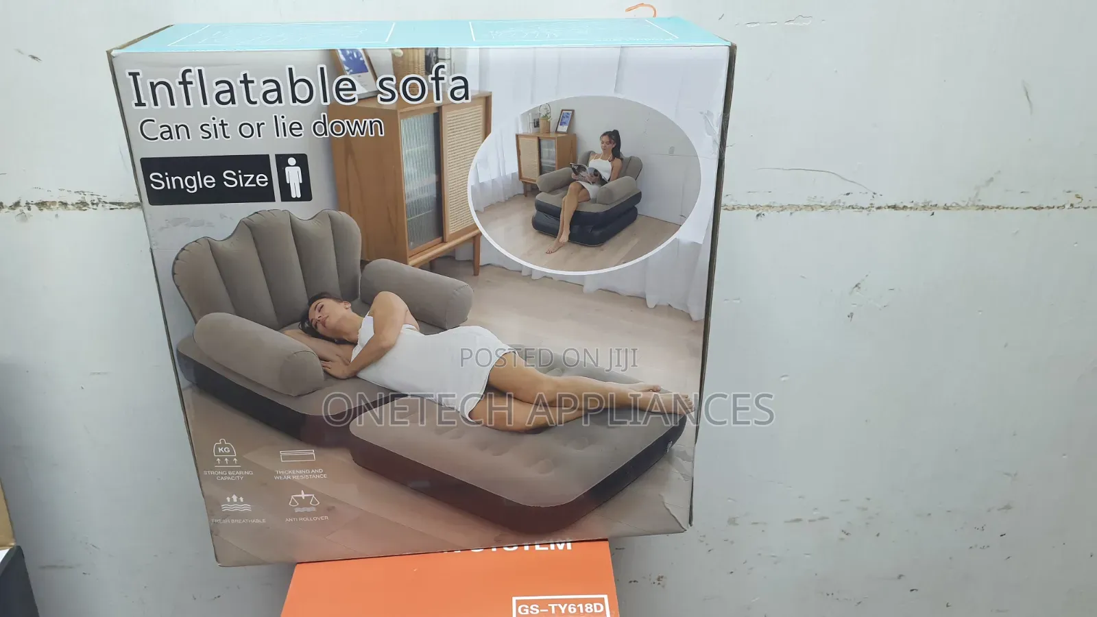 2-in-1 Multifunctional Inflatable Sofa Bed