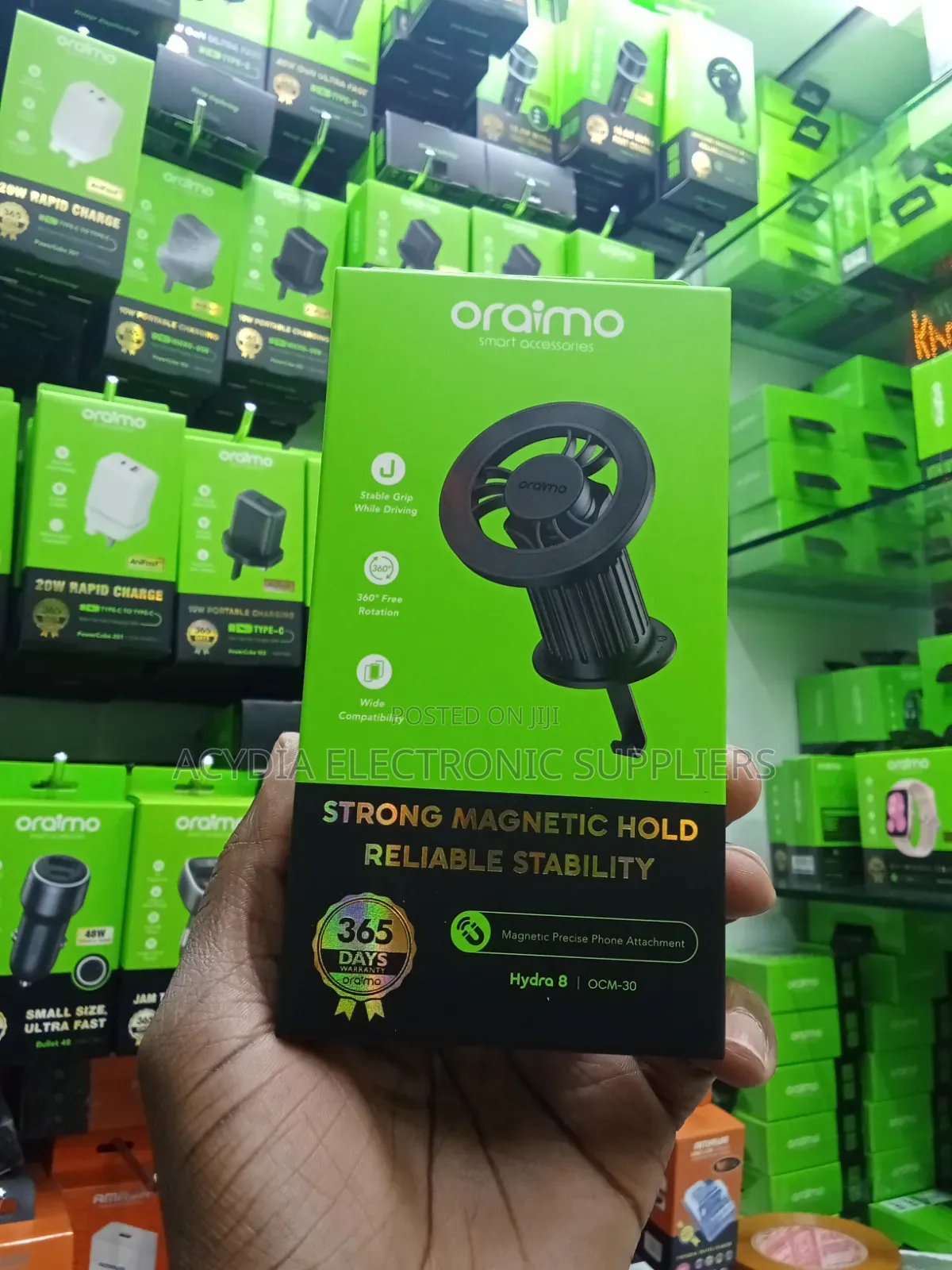 Oraimo Hydra 8 Magnetic Precise Car Phone Holder
