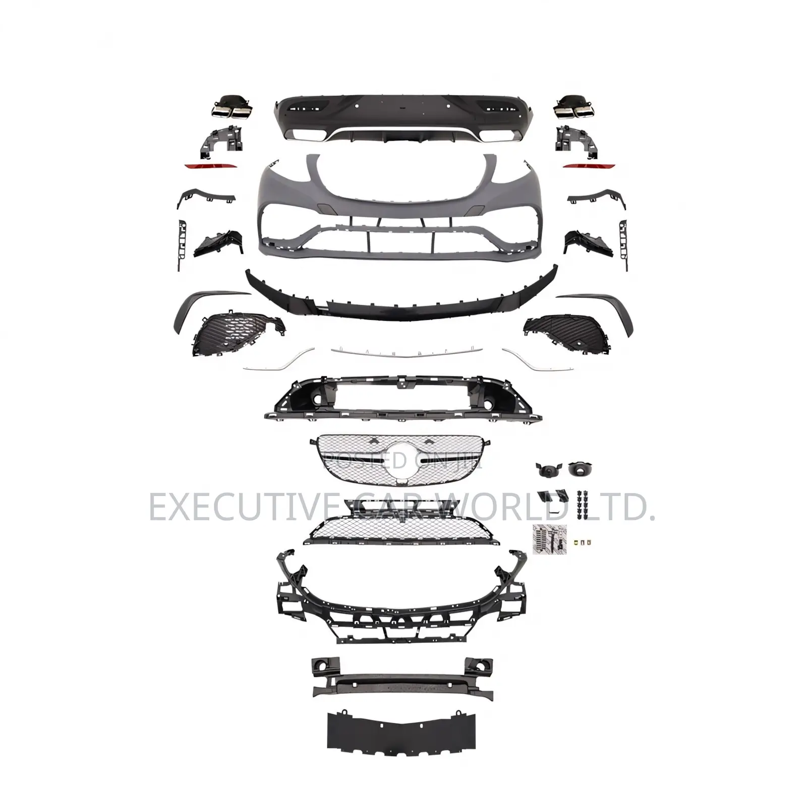 Mercedes Gle W166 To Gle 63 Amg Body Kit