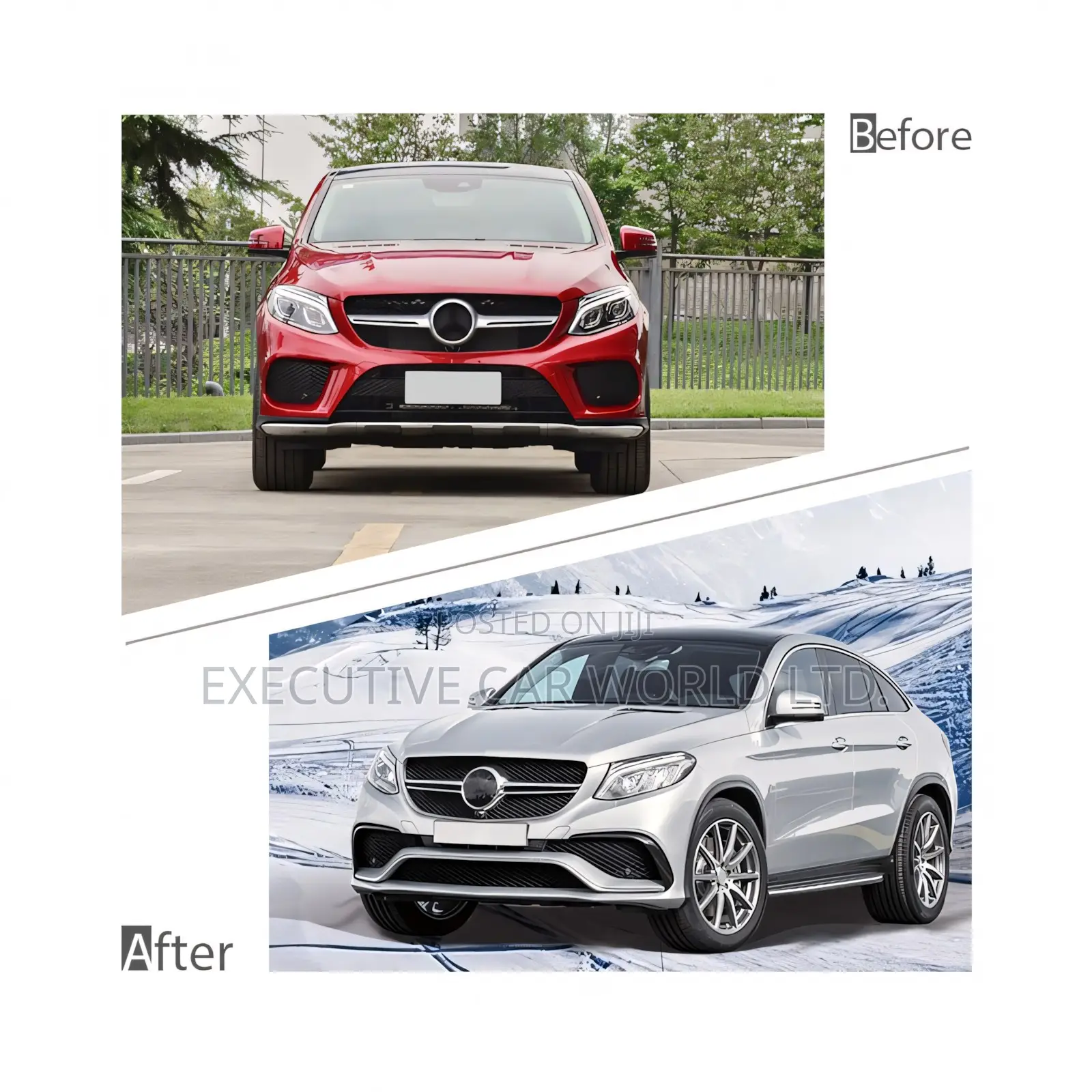 Mercedes Gle W166 To Gle 63 Amg Body Kit