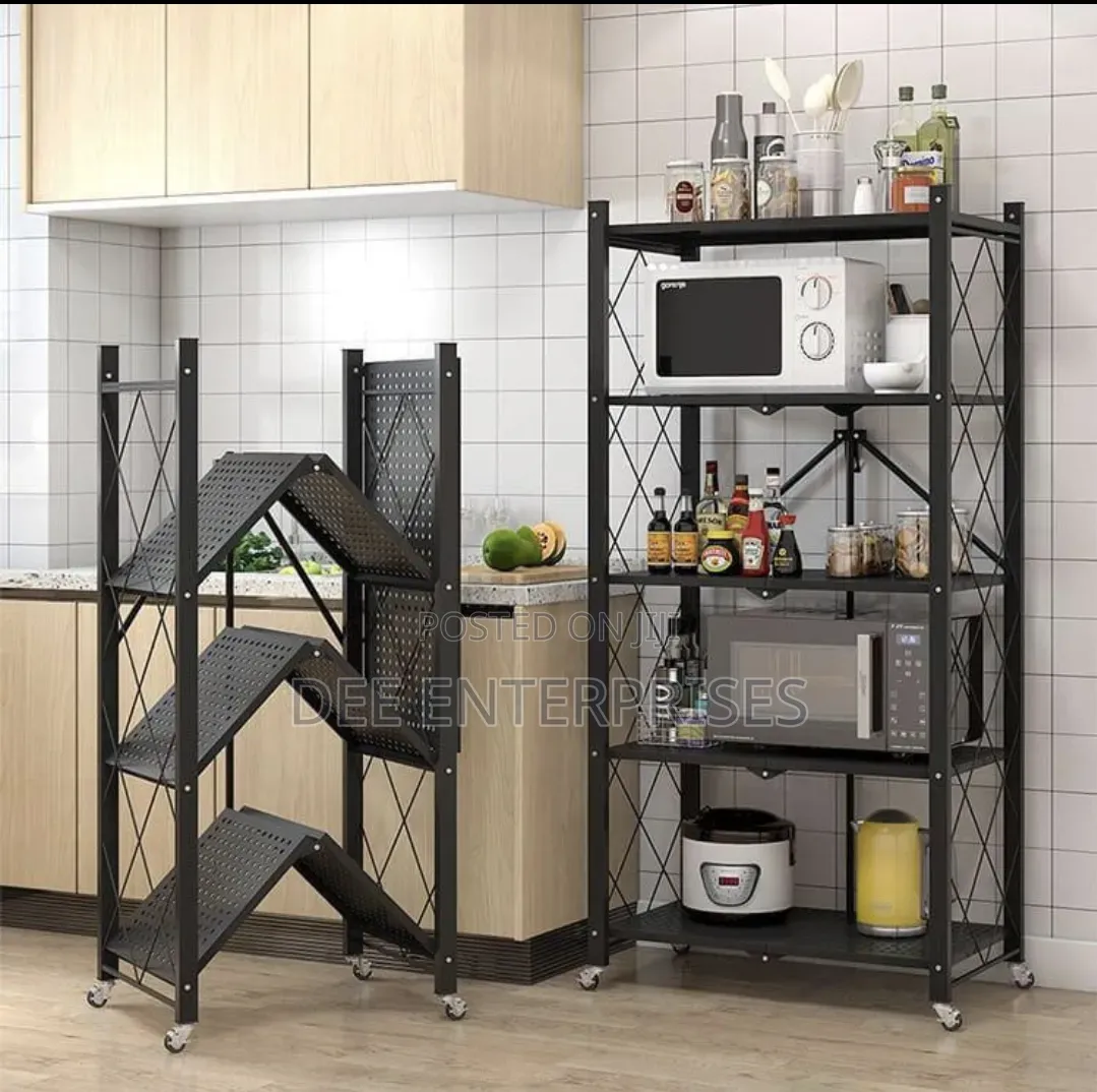 5 Layer Foldable Kitchen Organizer.