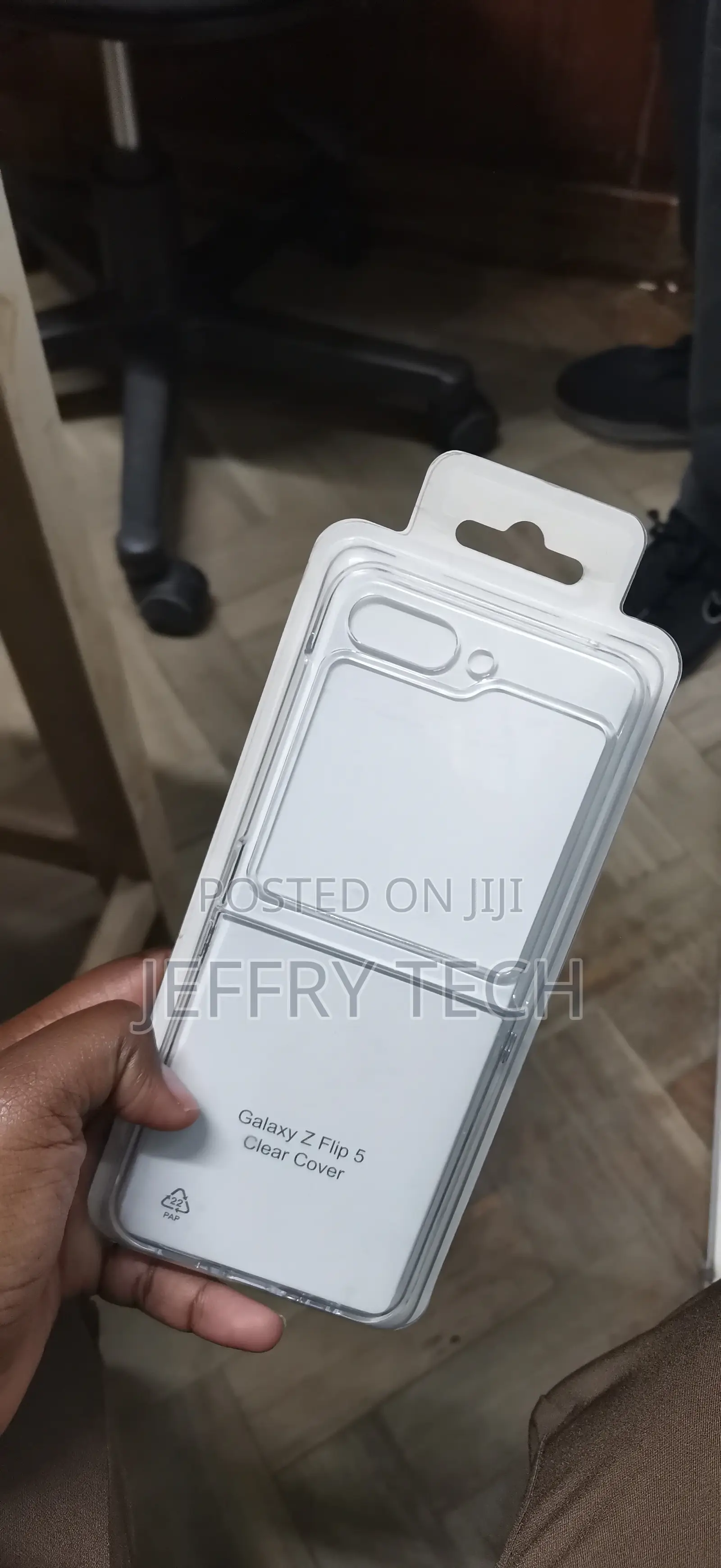Samsung Galaxy Z Flip 5 Transparent, Two-Piece Phone Case