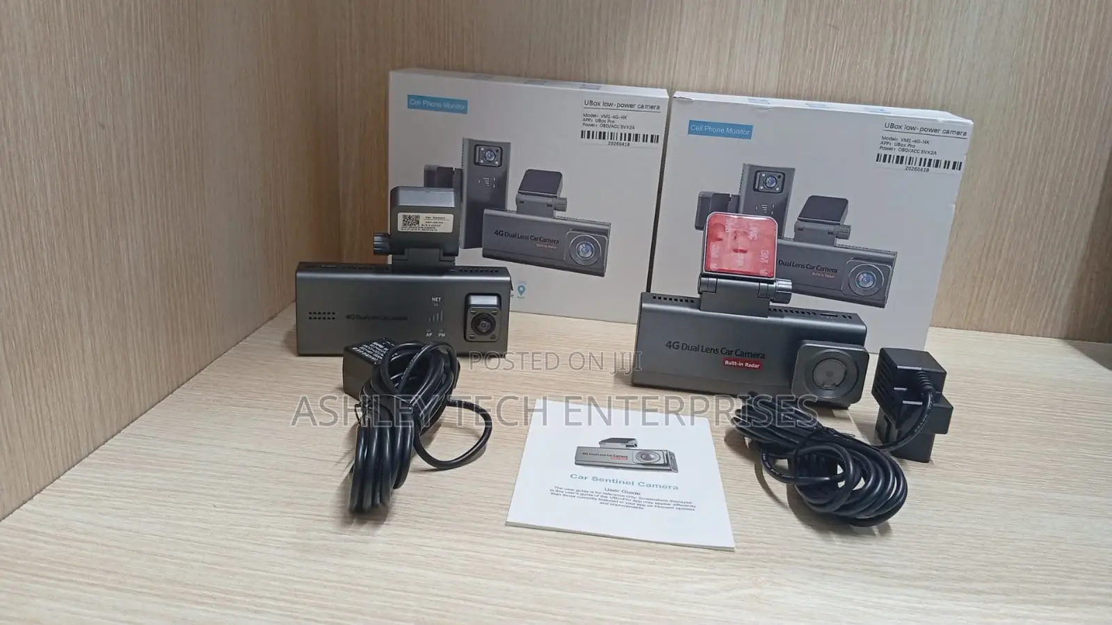 Smart 4g Dashboard Camera With Dual Recording - Front and Rear View
