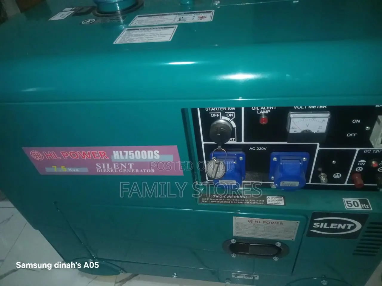 Hl Power Hl7500ds 7.5 Kva Silent Diesel Generator
